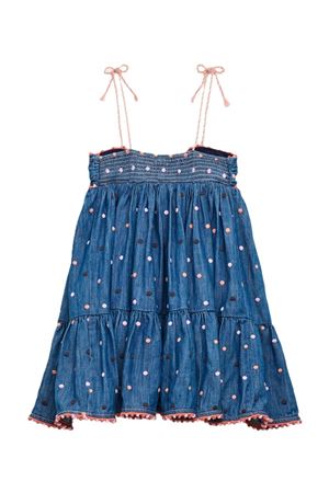 Abito in denim ricamato Awaken ZIMMERMANN KIDS | 6186DRS261PKD